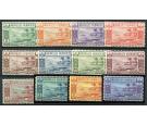 SG F53-F64. 1938 Set of 12. Very fine fresh mint...